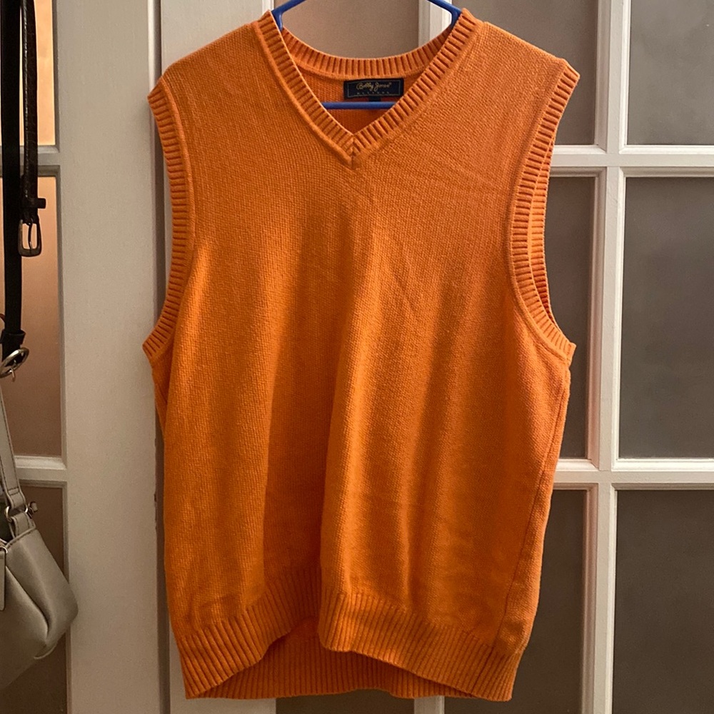 Orange Sweater Vest